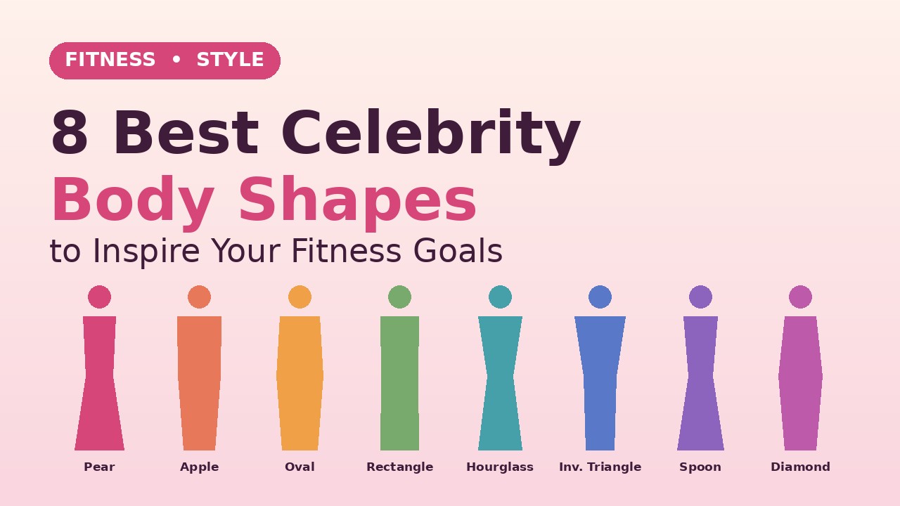 8 Best Celebrity Body Shapes to Inspire Your Fitness Goals
