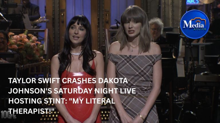 TAYLOR SWIFT CRASHES DAKOTA JOHNSON'S SATURDAY NIGHT LIVE HOSTING STINT: "MY LITERAL THERAPIST!"